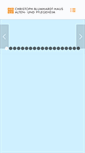 Mobile Screenshot of christoph-blumhardt-haus.de